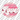 Pink Retro Sunset Love Badge Design