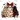 Leopard Print Ghost Trio with Cherries White Edition Design