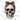 Skull with Plaid Bow Design