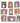 Ghost Window Grid Pattern Colored Design