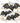 Bats on Cream Stripe Pattern Design