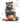 Raccoon in Sweater Waiting for Halloween Alternate Design
