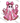 Patchwork Ghost With Pink Bow Pocket Design