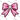 Pink Pearl Bow Pocket Design