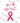 Pink Spirit Striped Awareness Ribbon Design For Dark Pink Shirts