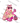 Ghost In Pink Blanket With Heart Sunglasses Light Design