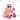 Ghost In Pink Blanket With Heart Sunglasses Light Design