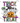 Trick Or Treat Ghost And Pumpkin Stack Design