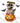 Winking Pirate Pug Candy Pumpkin Design
