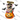 Winking Pirate Pug Candy Pumpkin Design