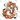 Retro Floral Halloween Duck With Bow Design