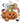 Retro Floral Halloween Pumpkin Puppy Design