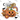 Retro Floral Halloween Pumpkin Puppy Design