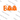 Boo Smiling Orange Ghost Letters Design