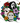 Horror Movie Masks Floral Halloween Design