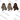 Patterned Trio Ghosts Design