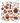 Candy Apple Skull Treats Pattern Light Design