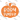 Baby Pumpkin Orange Silhouette Design