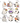 Ghosts Reading Books Pattern Design