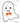 Ghost With Orange Bow Tie Boy Design