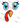 Turkey Face With Big Blue Eyes Design
