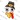 Turkey Face With Black Pilgrim Hat Design