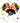 Thankful Ornate Swirl Bow Mouse Ears Orange And Black Design