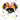 Thankful Ornate Swirl Bow Mouse Ears Orange And Black Design