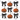 Black Bow Jack O Lantern Pattern Light Design
