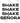 Shake Shake Senora Retro Text Dark Design