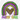 Mardi Gras Leopard Print Heart Rainbow Design