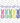 Hanging With My Peeps Colorful Bunnies Design