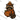 Raccoon With Scarf Holding Pumpkin Design