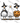 Witch Geese With Ghost And Pumpkin Design