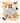 Lace Ghost Orange Bow Frame Back Design