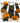 Black Cats Pumpkin Patch Light Design