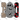 Boo Leopard Checkerboard Ghost Lettering Design
