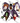 Halloween Witch Sisters Trio Bow Dark Version Design