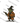 Gunslinger Frog Witch Pumpkin Design