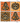 Ghost And Pumpkin Checkered Pattern Design