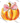 Watercolor Pumpkin With Pink Coquette Bow Design
