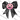 Black Bow Pink Jack-O-Lantern Design