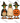 Ducks In Halloween Costumes Design