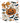 Scattered Bow Ghosts And Pumpkins Design