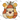 Patchwork Pumpkin With Round Ears Design