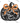 Black Lace Pumpkin With Bow Design