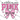 In October We Wear Pink Checkered Bow Black Script Design