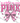 In October We Wear Pink Checkered Bow Pink Script Design