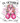 In October We Wear Pink Floral Boxing Gloves Black Design