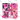 Pink Letters Halloween Collage Design